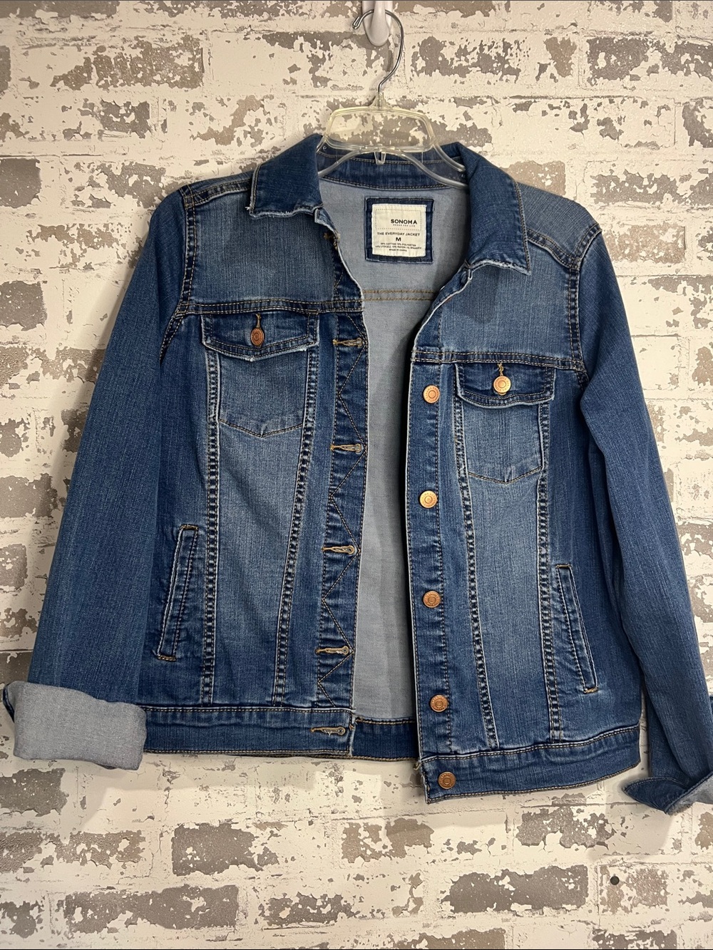 Sonoma Two-Tone Blue Denim Jacket